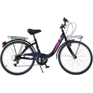 Bicicleta Dino Bikes 24 inch City Summertime negru imagine