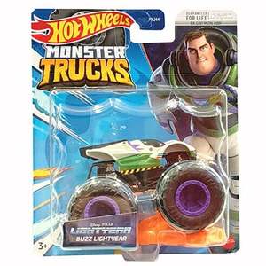 Masinuta Hot Wheels Monster Truck, Buzz Lightyear, HPX07 imagine