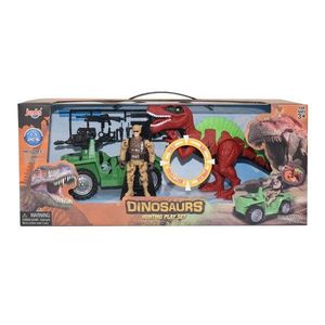 Set masina cu figurina, Crazoo, Vanatorii de Dinozauri imagine