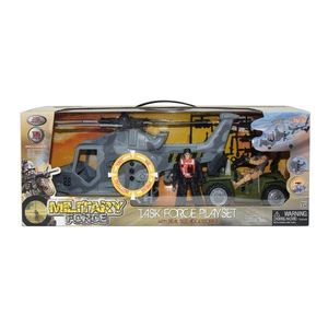 Set vehicule militare cu figurine, Hero Combat, Elicopter si ATV imagine