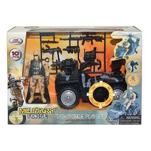 Set vehicul militar cu figurina, Hero Combat imagine