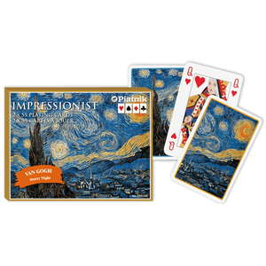 Carti de joc - Van Gogh Starry Night - Pachet dublu | Piatnik imagine