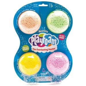 Set spuma de modelat cu sclipici 4 culori - Playfoam | Educational Insights imagine