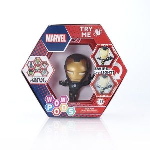 Figurina Wow! Stuff – Marvel Iron Man cu armura negru si auriu | Wow! Pods imagine