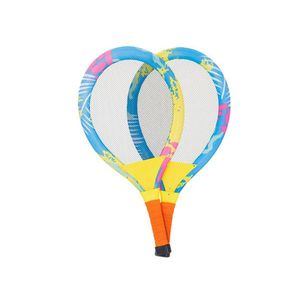 Set rachete iluminate de tenis cu minge si fluturas imagine
