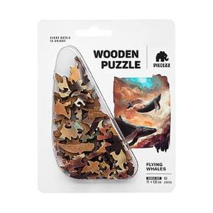 Puzzle 40 din lemn: Balene zburatoare imagine