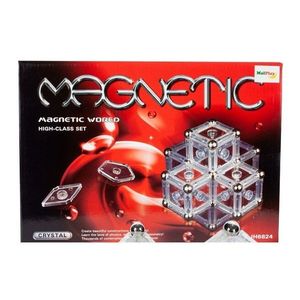Set de constructie MalPlay Magnetic Crystal 84 piese imagine