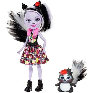 Papusa Enchantimals by Mattel Sage Skunk cu figurina imagine