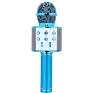 Microfon wireless pentru karaoke MalPlay, bleu imagine