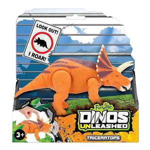 Jucarie interactiva Dinos Unleashed, Dinozaur, Triceratops imagine