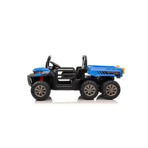 Masina electrica cu bascula pentru copii albastra imagine