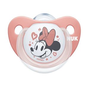 Suzeta Nuk Disney Mickey silicon 0-6 luni M1 roz imagine