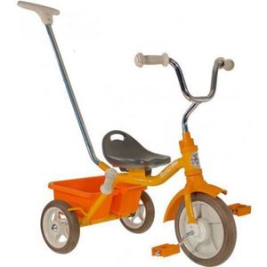Tricicleta copii passenger road galbena imagine
