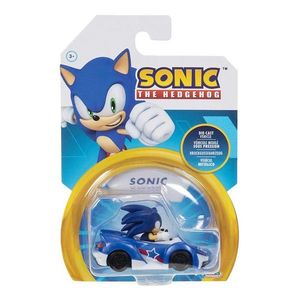 Masinuta din metal cu figurina, Sonic the Hedgehog, 1: 64 imagine