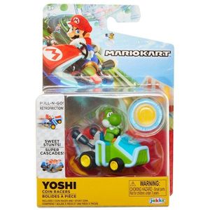 Figurina cu masinuta, Mario Kart, Dinozaurul Yoshi imagine