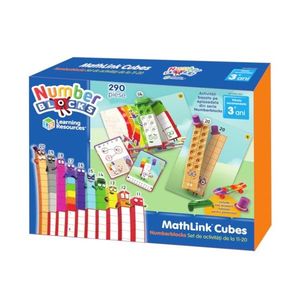 Joc educativ - Numberlocks - MathLink Cubes, 290 piese | Learning Resources imagine
