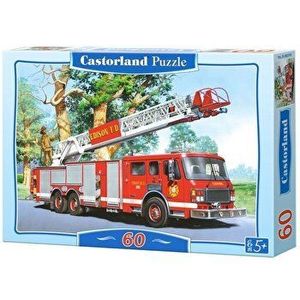 Puzzle Masina de pompieri, 60 piese imagine