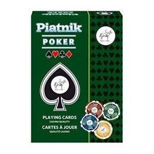 Carti de joc Piatnik - Poker, spate albastru imagine