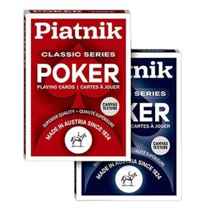 Set 2 pachete carti de joc - Classic Poker Series | Piatnik imagine
