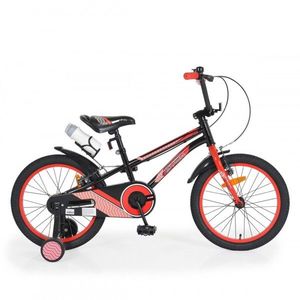 Bicicleta cu roti ajutatoare Byox Pixy Red 18 inch imagine