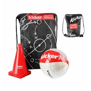 Set antrenament fotbal Hudora Kicker Edition, plan de meci imagine
