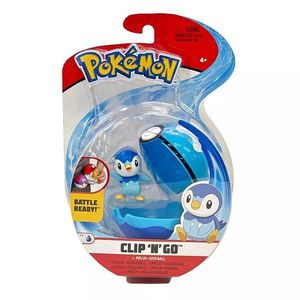 Figurina in bila Clip N Go Pokemon S2 - Piplup si Dive Ball imagine