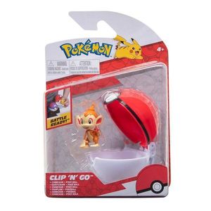 Figurina in bila Clip N Go Pokemon S2 - Chimchar si Poke Ball imagine