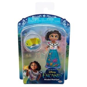 Papusa mini cu accesoriu, Disney Encanto, Mirabel Madrigal, 8 cm imagine