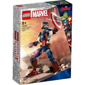 LEGO® Marvel - Figurina de constructie Captain America (76258) imagine