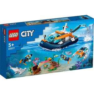 LEGO® City - Barca pentru scufundari de explorare (60377) imagine