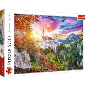 Puzzle 500 piese - Neuschwanstein Castle | Trefl imagine