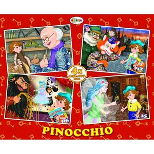 Puzzle Pinocchio - 4 bucati | Dorinta imagine