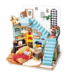 Puzzle - Minicasuta - Living Room - Joy's Peninsula | Robotime imagine