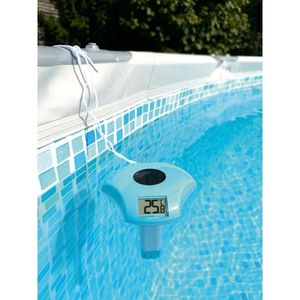 Termometru TFA digital plutitor pentru piscina cu mini-panou solar si acumulator imagine