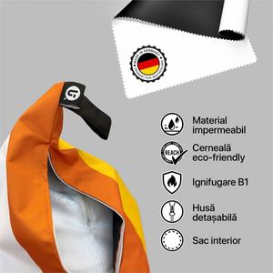 Fotoliu Puf Bean Bag tip Chill XL model multicolor vertical imagine