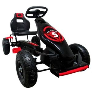 Kart cu pedale R-Sport Gokart cu roti gonflabile G8 rosu imagine