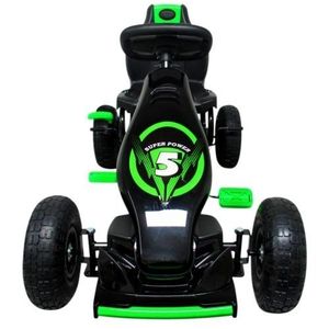 Kart cu pedale R-Sport Gokart cu roti gonflabile G8 verde imagine