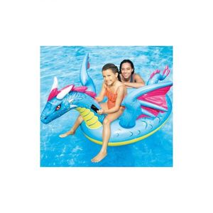 Saltea gonflabila pentru copii in forma de dragon Intex Ride-on 201 x191 cm imagine
