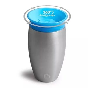 Cana Miracle 360 Munchkin Stainless Steel 296ml 12L+ blue imagine