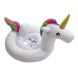 Colac de inot gonflabil pentru copii model Unicorn 62 cm imagine