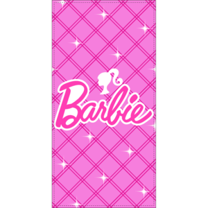 Prosop de plaja Eplusm Barbie 70x140 cm roz imagine