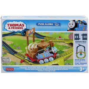 Set de joaca Thomas and Friends, Trenulet cu circuit, Thomas Dockside Delivery, HPM64 imagine