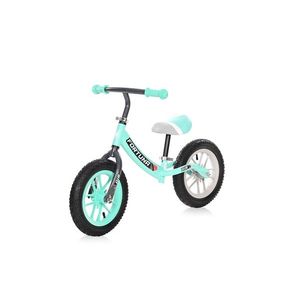 Bicicleta de echilibru, 2-5 ani, 12 inch, anvelope gonflabile, leduri, Lorelli Fortuna Air, Grey Green imagine