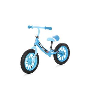 Bicicleta de echilibru, 2-5 ani, 12 inch, anvelope gonflabile, leduri, Lorelli Fortuna Air, Light Dark Blue imagine