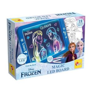 Tabla de scris si desenat cu lumini, Lisciani, Frozen imagine