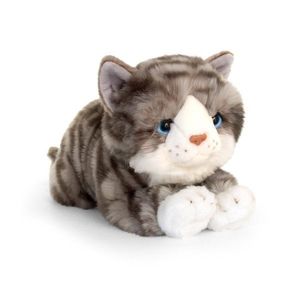 Jucarie de plus Keel Toys, Pisica gri, 32 cm imagine