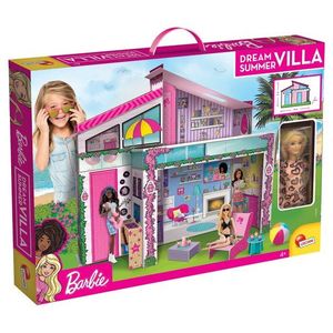 Set de joaca cu papusa, Lisciani, Casa de vara a lui Barbie imagine