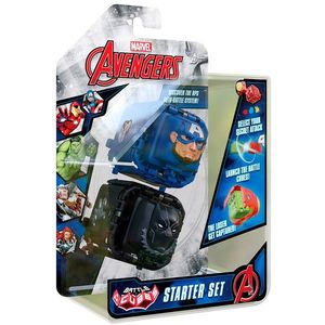 Set 2 figurine de lupta Battle Cubes Avengers, Captain America vs Black Panther imagine