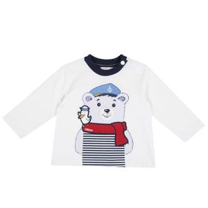 Bluza copii Chicco, alb cu imprimeu, 68662 imagine