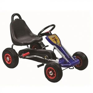 GO Kart cu pedale, 3-6 ani, Kinderauto A-05-1, roti Gonflabile, culoare Albastru imagine